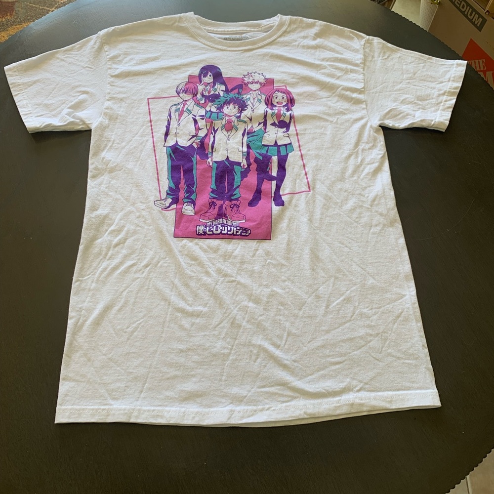 My Hero Academia White T-shirt Men’s Large